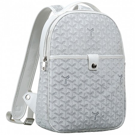 Goyard Chevron White Backpack 18927369