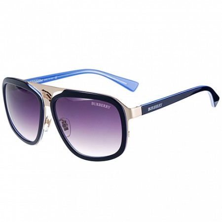 Burrbery Logo Blue Frame Sunglasses  308385