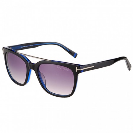 Tom Ford Terry Blue And Silver Sunglasses 308060