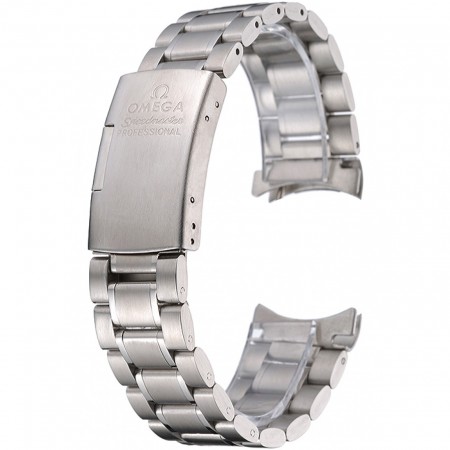 Omega Brushed Stainless Steel Link Bracelet  622484