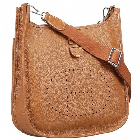 Hermes Tan Evelyne Shoulder Bag
