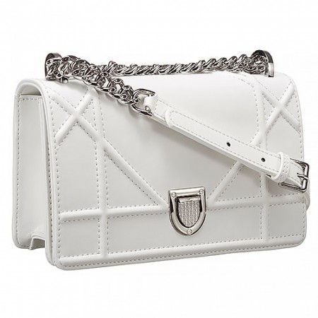 Dior Diorama Small Flap Bag White 18926733