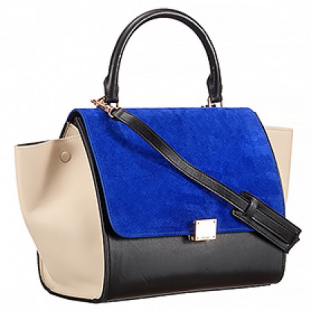 Celine Trapeze Blue Bag 607303