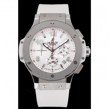 Hublot Big Bang White Strap White Dial Watch