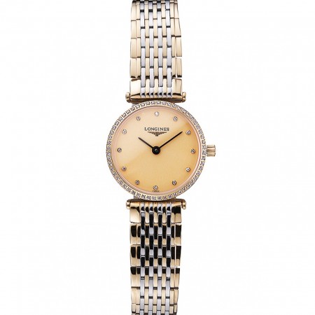 Longines La Grande Classique Champagne Dial Two Tone Bracelet Femme  622137