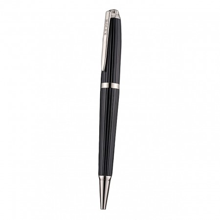 Rolex Silver Rimmed Black Ballpoint Pen  622807