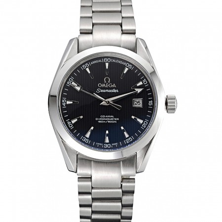 Omega Seamaster Black Dial Stainless Steel Band  622165