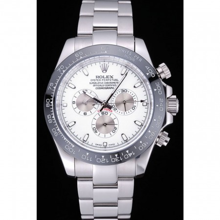 Rolex Cosmograph Daytona White Dial Stainless Steel Bracelet  622542