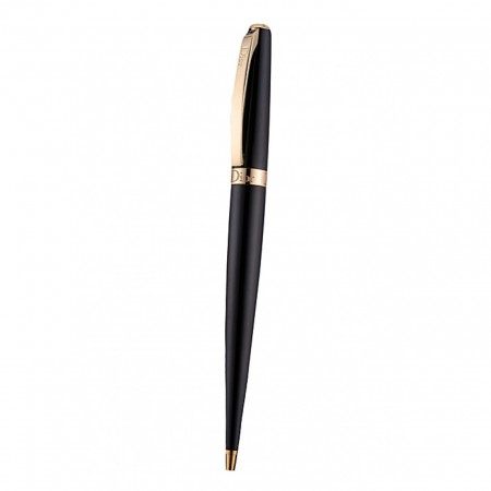 Christian Dior Gold Rimmed Black Ballpoint Pen  622735
