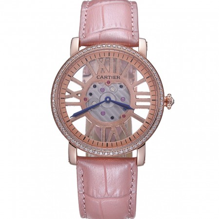 Cartier Rotonde Skeleton Flying Tourbillon Light Pink 621960