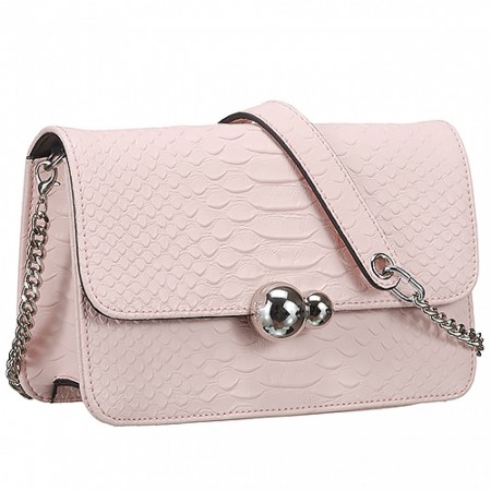 Dior Small Flap Light Pink Python Bag 18927158