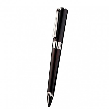 MontBlanc Silver Trimmed Burgundy Ballpoint Pen