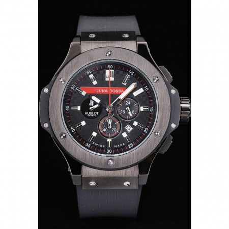 Hublot Limited Edition Luna Rosa Black Dial Watch