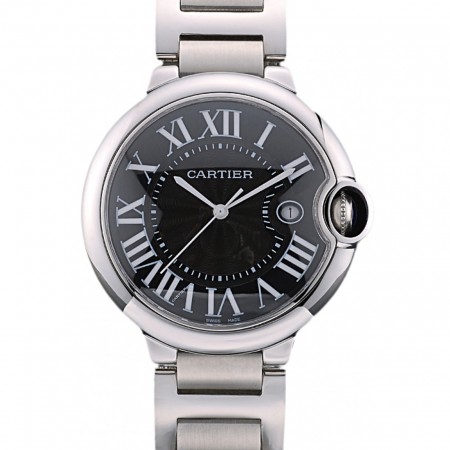Cartier Ballon Bleu 42mm Black Dial Stainless Steel Case And Bracelet