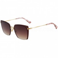 Miu Miu Square Cut Off Brown Frame Sunglasses 308438
