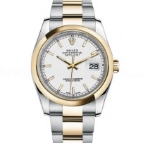 AAA Replica Rolex Datejust 36mm Stainless Steel and Yellow Gold Midsize Watch 116203-0124