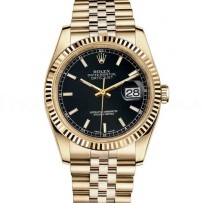 AAA Replica Rolex Datejust 36mm Yellow Gold Midsize Watch 116238-0074