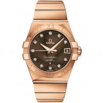 AAA Replica Omega Constellation Chronometer 38mm Mens Watch 123.50.38.21.63.001