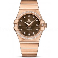 AAA Replica Omega Constellation Chronometer 35mm Mens Watch 123.55.35.20.63.001