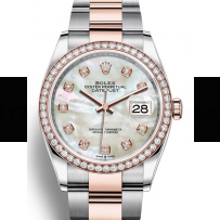 AAA Replica Rolex Datejust 36mm Automatic Ladies Watch 126281rbr-0010