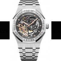 AAA Replica Audemars Piguet Royal Oak Double Balance Wheel Openworked Watch 15412BC.ZZ.1220BC.01
