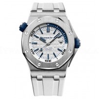 AAA Replica Audemars Piguet Royal Oak Offshore Diver White Watch 15710ST.OO.A010CA.01