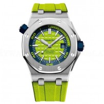 AAA Replica Audemars Piguet Royal Oak Offshore Diver Green Watch 15710ST.OO.A038CA.01