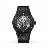 Swiss Hublot Classic Fusion Aerofusion Moonphase Black Magic 547.CX.0170.LR