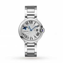 Swiss Ballon Bleu de Cartier watch, 37 mm, steel