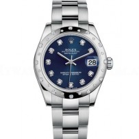AAA Replica Rolex Datejust 31mm Stainless Steel Ladies Watch 178344-0029