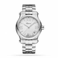 Swiss Chopard Happy Sport 36mm Ladies Watch 278582-3002