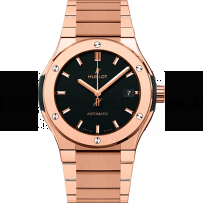 AAA Replica Hublot Classic Fusion King Gold Bracelet Watch 510.OX.1180.OX
