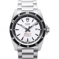 AAA Replica Tudor Grantour Date Bay White Dial Steel Strap Mens Watch 20500N-3
