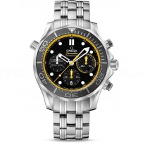 AAA Replica Omega Seamaster 300m Diver Co-Axial Chronograph Mens Watch 212.30.44.50.01.002