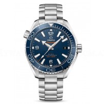AAA Replica Omega Seamaster Planet Ocean 600M 39.5 Master Chronometer Blue Dial Watch 215.30.40.20.03.001