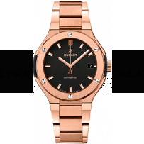 AAA Replica Hublot Classic Fusion 38mm Watch Gold 568.OX.1180.OX