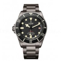AAA Replica Tudor Pelagos Black Dial Titanium Watch 25610TNL