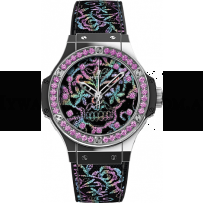 AAA Replica Hublot Big Bang Broderie Sugar Skull Steel Watch 343.SS.6599.NR.1233