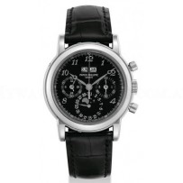 AAA Replica Patek Philippe Perpetual Calendar Chronograph Black Breguet Watch 3970G_Breguet
