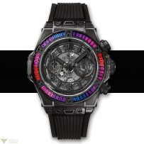 AAA Replica Hublot Big Bang Unico All Black Sapphire Galaxy Watch 411.JB.4901.RT.4098
