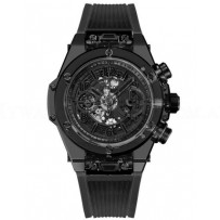 AAA Replica Hublot Big Bang Unico Sapphire All Black Watch 411.JB.4901.RT