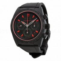 AAA Replica TUDOR Fastrider Black Shield Black Dial Blsck Rubber Mens Watch 42000CR-BKRS