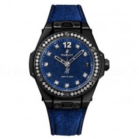 AAA Replica Hublot Big Bang One Click Italia Independent Blue Velvet Ladies Watch 465.CS.277L.NR.1204.ITI17
