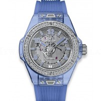 AAA Replica Hublot Big Bang One Click Blue Sapphire Diamonds Watch 465.JL.4802.RT.1204