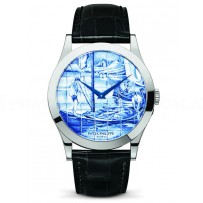 AAA Replica Patek Philippe Calatrava Enamel The Barge Watch 5089G-062