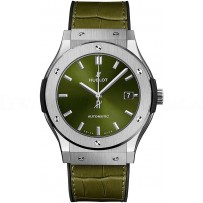 AAA Replica Hublot Classic Fusion Titanium Green Watch 511.NX.8970.LR