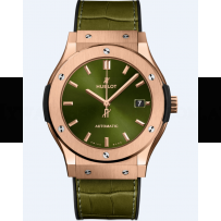 AAA Replica Hublot Classic Fusion King Gold Green Watch 511.OX.8980.LR