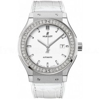 AAA Replica Hublot Classic Fusion Automatic Titanium Ladies Watch 542.ne.2010.lr.1204