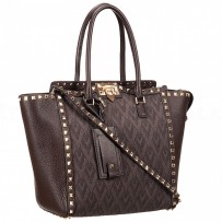 Valentino Viva Valentino Fabric Top Handle Bag Military Green