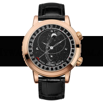 Swiss Patek Philippe Celestial Black Watch 6102R-001